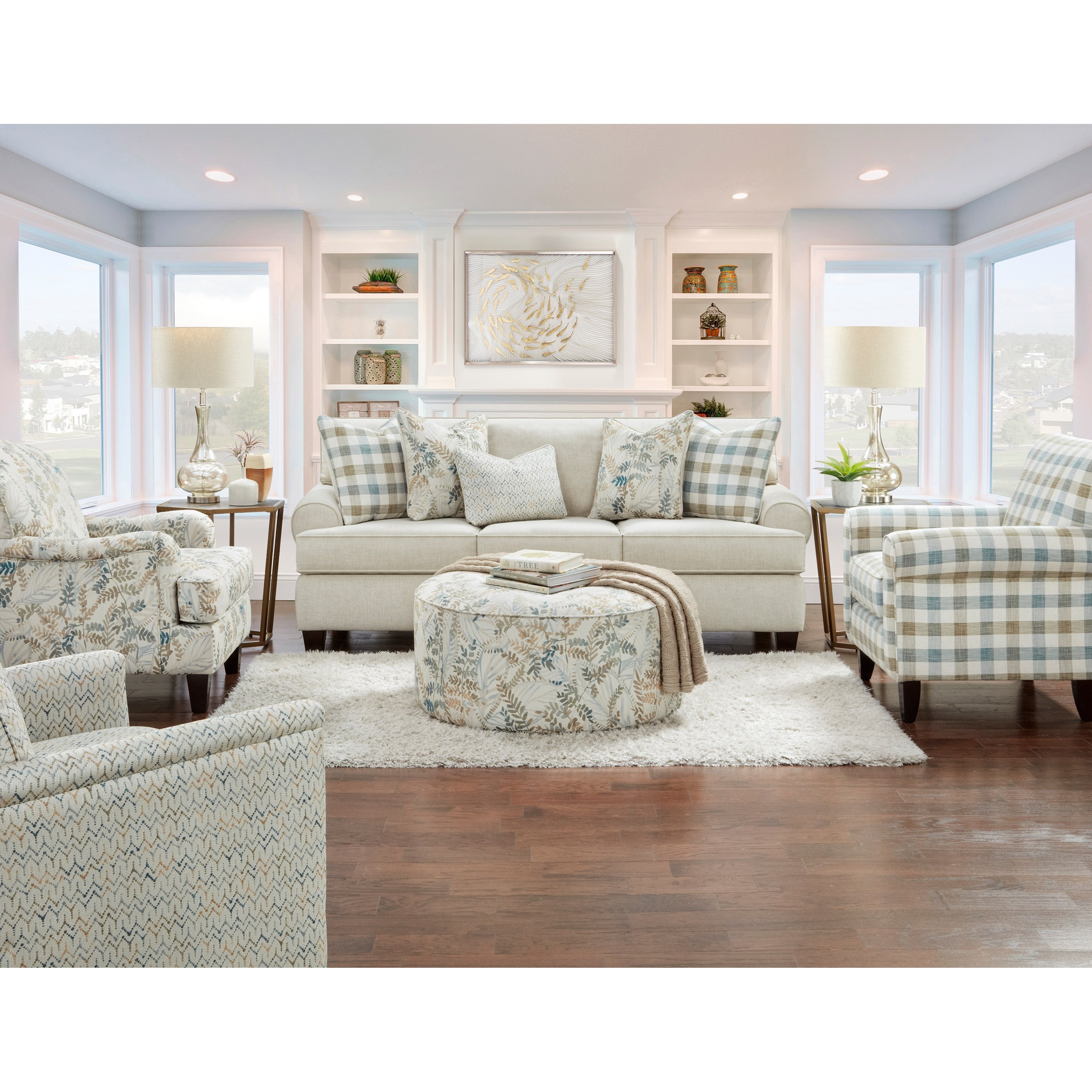 Fusion Furniture 39 00KP FELIX DUNE U3904KPFD Sleeper Sofa with